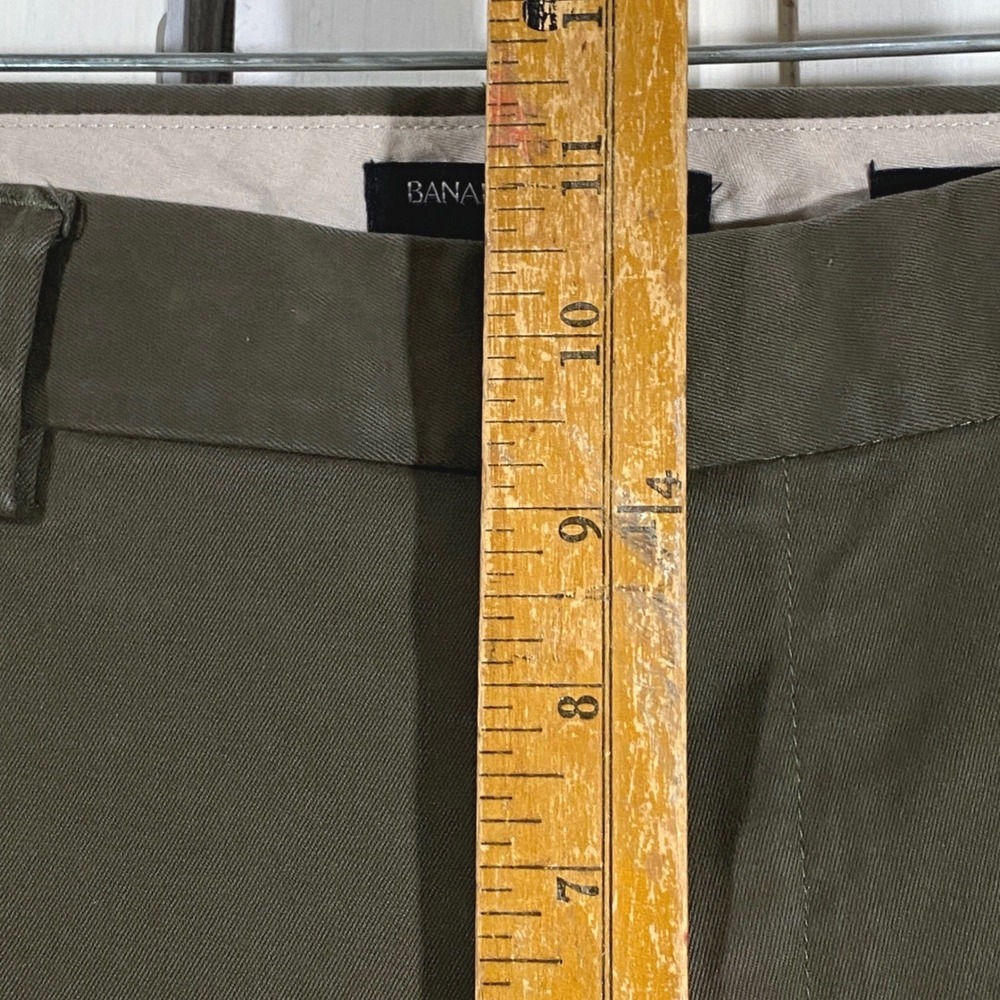 Banana Republic‎ Men Aiden Chinos Size 32x31 Cadet Green Classic Heritage Preppy - Picture 7 of 8